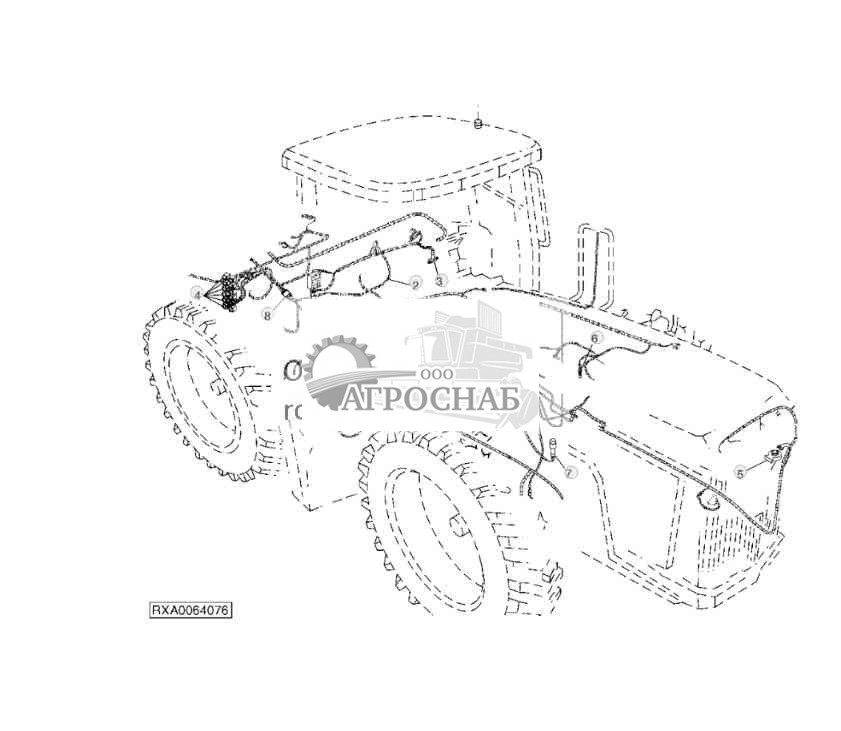 WIRING HARNESS-ENGINE AND CHASSIS (FOCUS) (MST) 